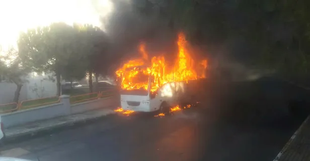 Her şey bir anda oldu! Cayır cayır yandı...