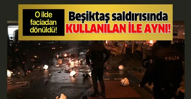 Diyarbakır’da faciadan dönüldü! Beşiktaş saldırısında kullanılan patlayıcıların aynısı bulundu!