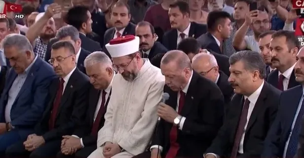 15 Temmuz şehitleri için Başkan Recep Tayyip Erdoğan'dan Kur'an-ı Kerim tilaveti