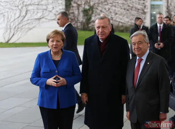 Berlin'deki zirvede Başkan Erdoğan rüzgarı - 9