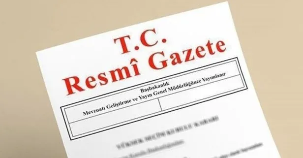 Cumhurbaşkanı kararları Resmi Gazete'de