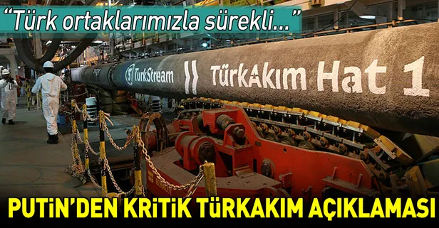 Putin'den kritik Türkakım açıklaması