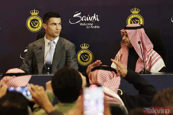 Sansasyonel transfer sansasyonel imza! Al Nassr'dan Cristiano Ronaldo için tören: "Çok rekor kırdım, biraz da burada kırayım" - 5