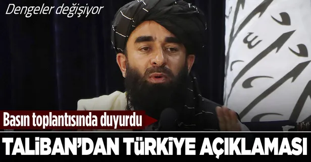Son dakika: Taliban'dan Kabil'de basın toplantısı! Flaş Türkiye ve Katar açıklaması