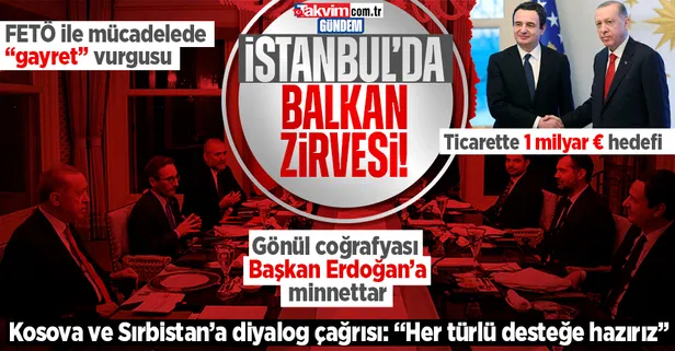 Başkan Erdoğan ve Kosova Başbakanı Albin Kurti'den önemli açıklamalar