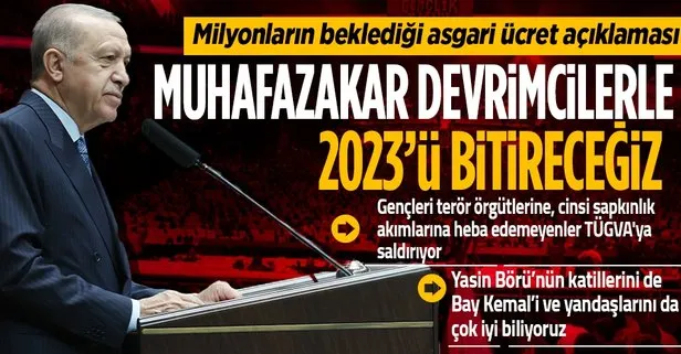 Son dakika: Başkan Erdoğan’dan TÜGVA 5. Olağan Genel Kurulu’nda asgari ücret açıklaması