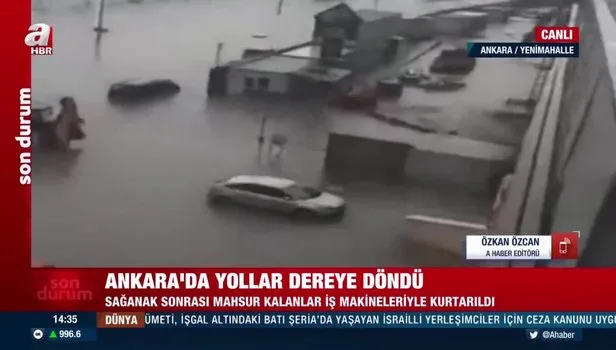 KEÇİÖREN SON DAKİKA! Ankara'da sağanak yağış sonrası sel! Belediye başkanı uyardı: ''Ciddi ölümler olabilirdi''