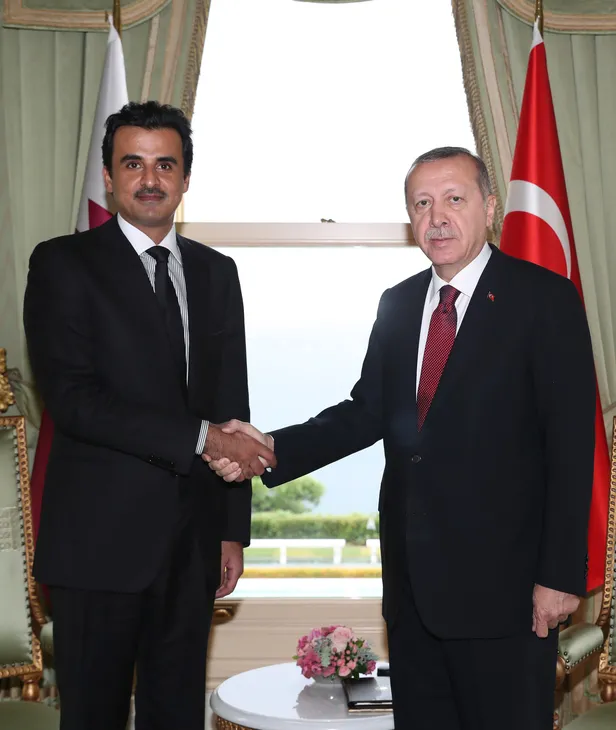 Son dakika: Başkan Erdoğan ile Katar Emiri Al Sani arasında krtitik görüşme-6