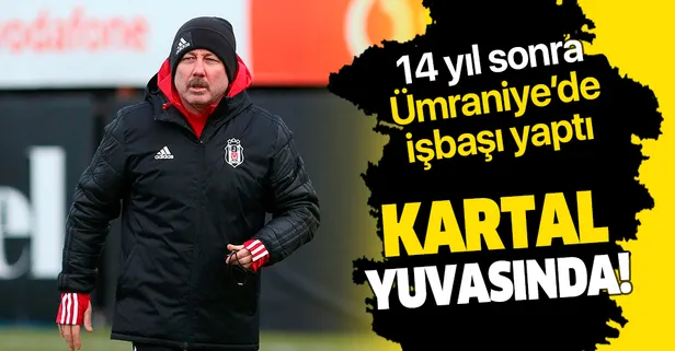 Beşiktaş'ta Sergen Yalçın dönemi başladı!
