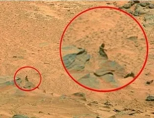 Mars'tan gelen görüntüler şaşkına çevirdi! Dikkatlice bakın...