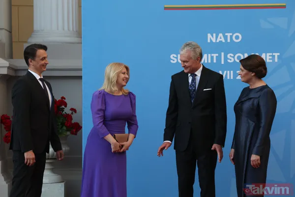 Başkan Erdoğan ve eşi Emine Erdoğan NATO Zirvesi kapsamında düzenlenen resmi akşam yemeğine katıldı - 32