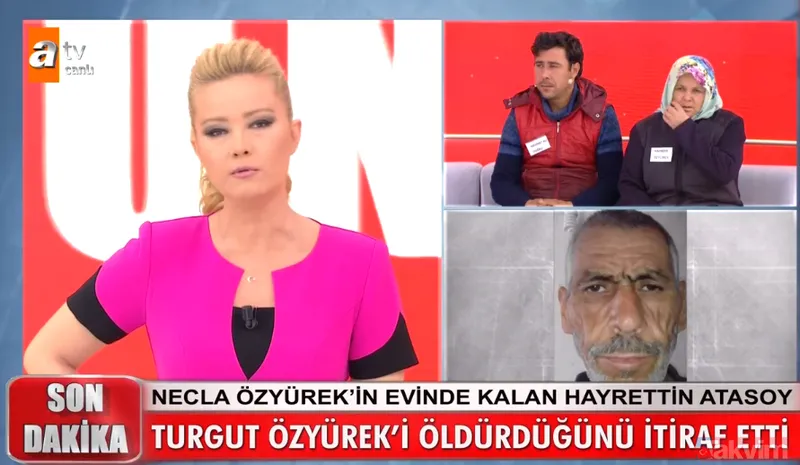 Müge Anlı'daki Turgut Özyürek'in katili her şeyi itiraf etti! 9 kez evlenen eşi Necla meğer...
