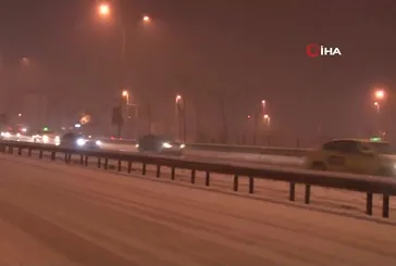 İstanbul'da kar geçişleri devam ediyor