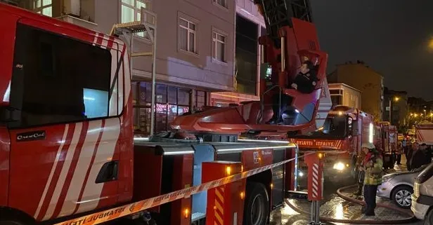 Son dakika: İstanbul Ümraniye’de 4 katlı apartmanın çatısında yangın
