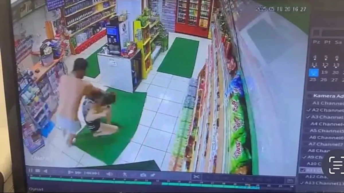 Fethiye’de akaryakıt istasyonunda kadına saldırı! Dehşet anları kamerada