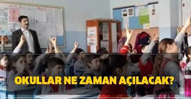 Okullar ne zaman açılıyor? 2020-2021 eğitim yılı hangi ayda başlıyor?