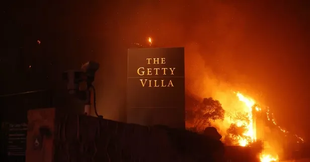 Los Angeles’ın mucize müzesi! Alevler etrafını sardı bir tek o ayakta kaldı