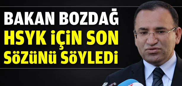 HSYK için son sözünü söyledi