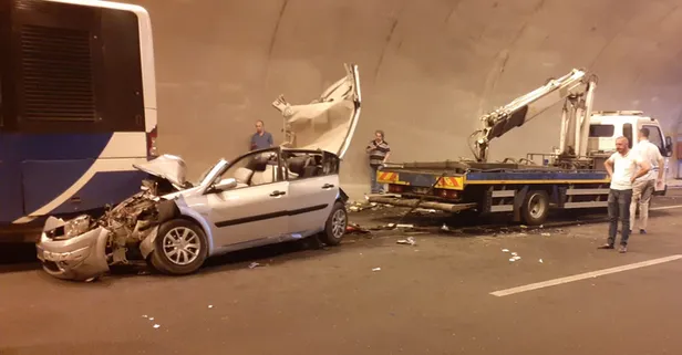 Ankara'da zincirleme trafik kazası! 3 araç birbirine girdi