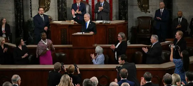Netanyahu’nun ABD kürsüsündeki konuşmasına Filistinli yetkililerden tepki: O cani dünyayla alay ediyor! | ABD için utanç oturumu