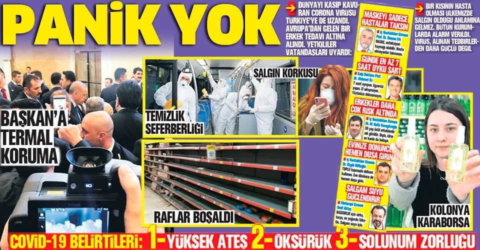 Corona virüsü Türkiye'ye de uzandı yetkililer vatandaşları uyardı: Hiçbir virüs tedbirden güçlü değil