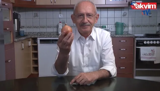 7’li koalisyonun Cumhurbaşkanı adayı Kemal Kılıçdaroğlu’ndan ‘soğan’lı provokasyon