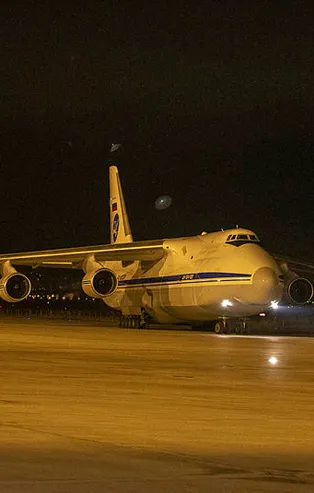 Avrupa'nın en büyüğü olacak! Dev kargo uçağıyla Erzurum'a getirildi