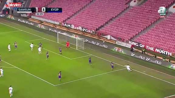 GOL: Samsunspor 2 - 0 Eyüpspor | Soner Aydoğdu