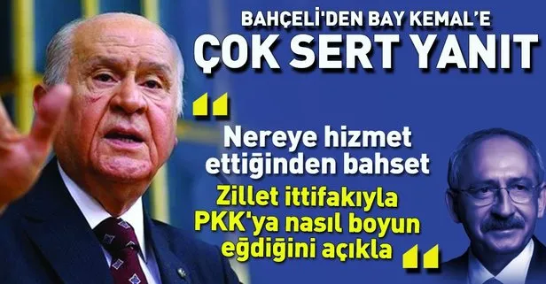 Son Dakika Bahceli Den Kilicdaroglu Na Tepki Takvim