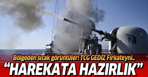Son dakika: TCG Gediz fırkateyni Doğu Akdeniz'deki eğitimlerini tamamladı