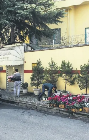 Kaşıkçı'nın öldürüldüğü Başkonsolosluk'ta çevre düzenlemesi