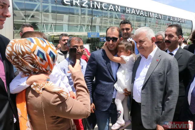 Binali Yıldırım'ı memleketinde yüzlerce hemşehrisi uğurladı! Tokalaşma kuyruğu 1 saat sürdü