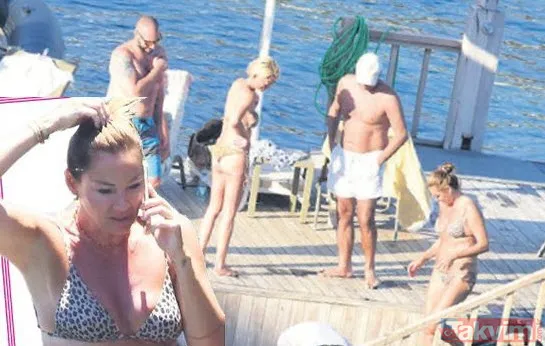 Pınar Altuğ leopar bikisiniyle sere serpe yakalandı 20'liklere taş çıkardı! 47'lik Pınar Altuğ adeta düşman çatlattı - 7