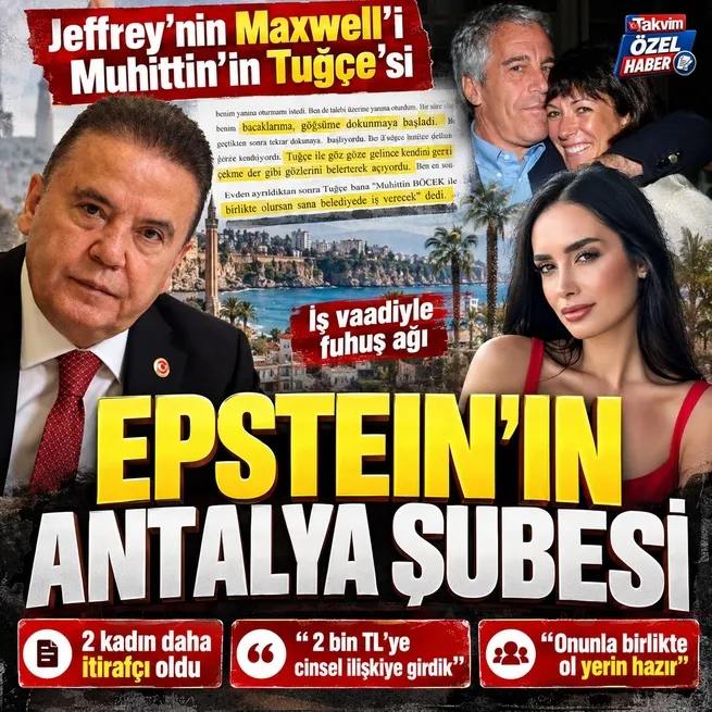 CHPli Muhittin Böcek iş vaadiyle Epsteinvari fuhuş ağı kurdu! Organizatör Tuğçe Güney: İki kadın daha itirafçı oldu
