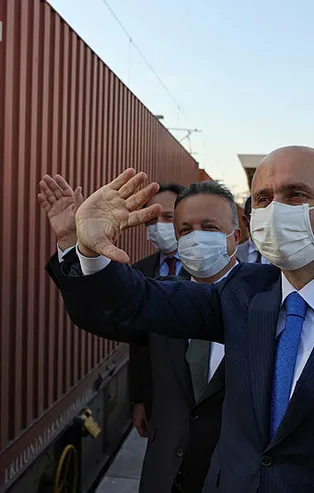 Türkiye'den Çin'e giden ilk ihracat treni uğurlandı