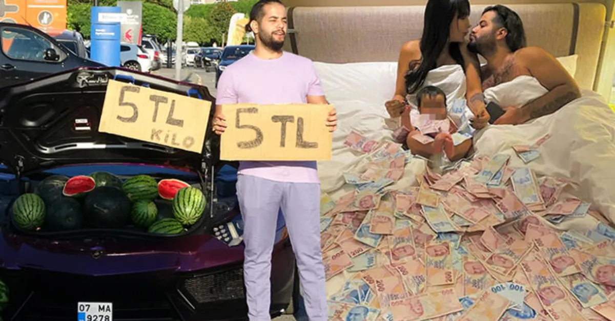 Lamborghini ile karpuz satan adam İranlı sosyal medya fenomeni Milad Hatami çıktı