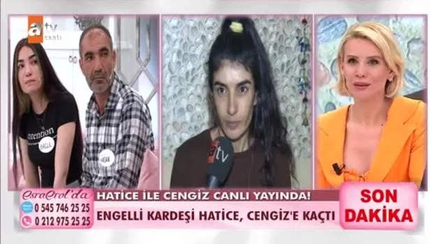 Hatice'nin Cengiz olarak bildiği kişi kim? Hatice, Esra Erol'da