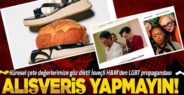 İsveçli giyim markası H&M’den LGBT propagandası! Boykot çağrısı: Alışveriş yapmayı kesin!