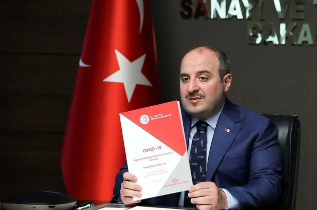 Son dakika: Bakan Varank, TSE'nin koronavirüs önlem kılavuzunu açıkladı