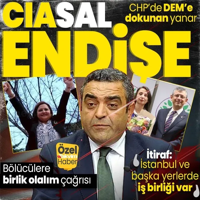 CHPli Sezgin Tanrıkulu Burcu Köksalı aforoz etti! DEMe birlik olalım çağrısı: İstanbulda ve başka kentlerde iş birliği var