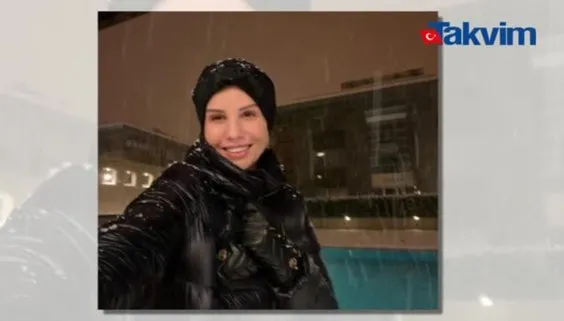 Esra Erol’dan havuz başında kar pozları! Eşi Ali Özbir’i de yanına alıp sosyal medyayı yıktı geçti!