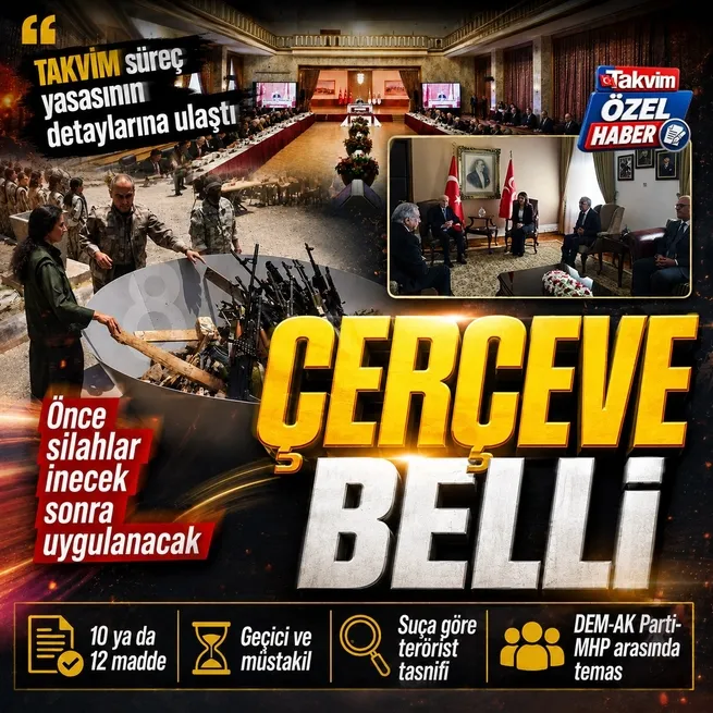Terörsüz Türkiye çerçeve yasasının detayları belli oldu! DEMden AK Parti ve MHPye ziyaret