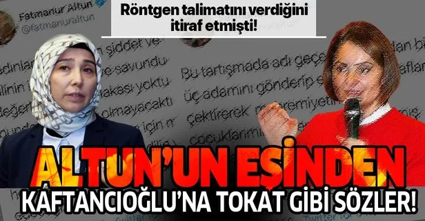 İletişim Başkanı Fahrettin Altun’un eşi Fatmanur Altun’dan CHP’li Canan Kaftancıoğlu’na tokat gibi sözler!