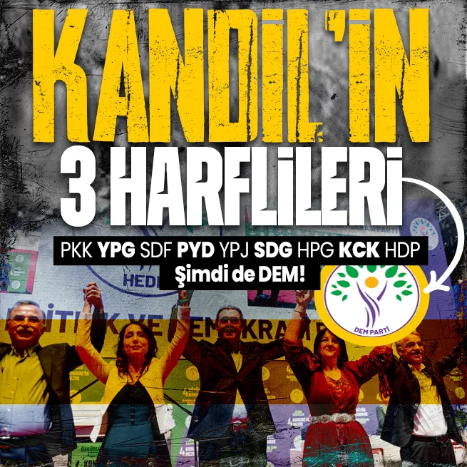 Terör örgütü PKKnın siyasi kolu HEDEP kısa adını DEM Parti yaptı