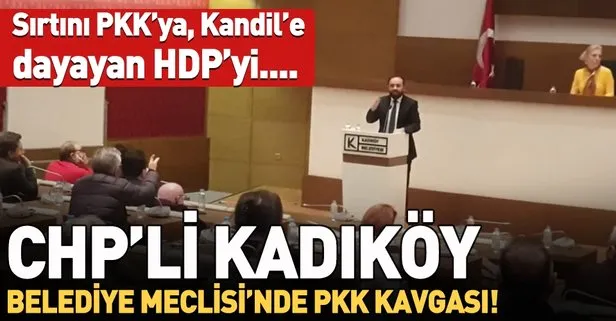 Kadıköy Belediye Meclisinde PKK kavgası!