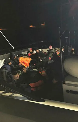 Çanakkale'de 328 kaçak göçmen yakalandı