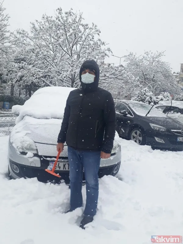 Her yer beyaza büründü! Türkiye'nin dört bir yanından hayranlık uyandıran kar manzaraları - 20