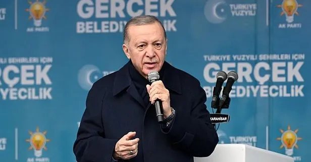 Başkan Erdoğan Denizli’de muhalefeti tiye aldı: Bunlarınki horoz dövüşünden daha beter