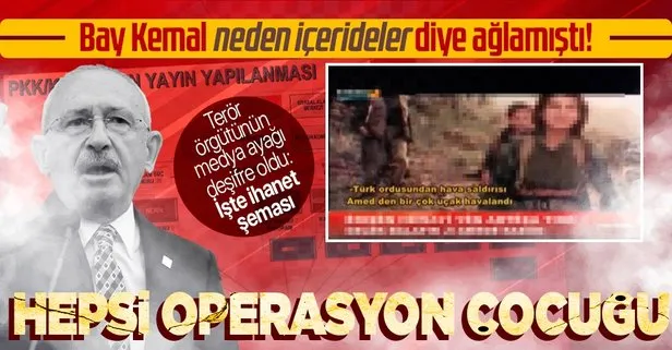 CHP’li Kılıçdaroğlu’nun koruduğu sözde gazetecilerin PKK için 102 program yaptığı ortaya çıktı: İşte ihanet şeması