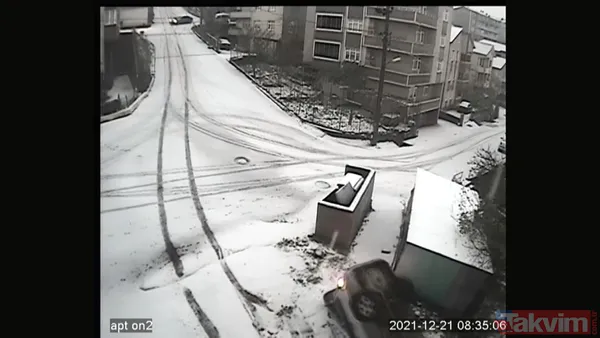 Zonguldak'ta kar hortum hepsi bir arada! 2 otomobil devrildi denizde hortum oluştu - 10